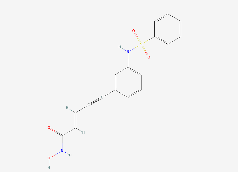 Two-dimensional chemical structure of Oxamflatin