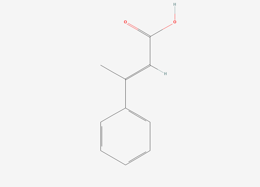 Two-dimensional chemical structure of 2-Butenoic acid, 3-phenyl-