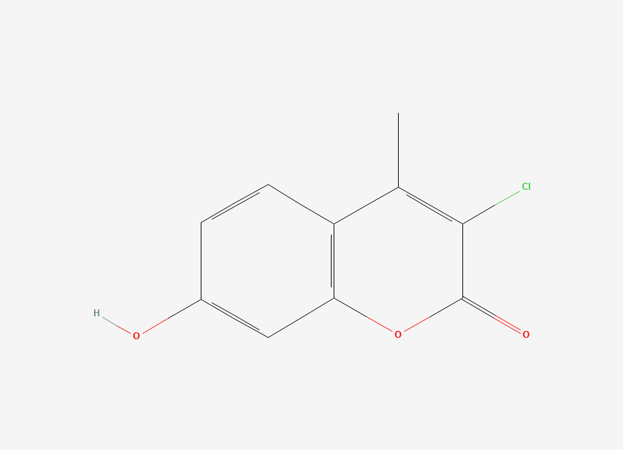 Two-dimensional chemical structure of Chlorferon