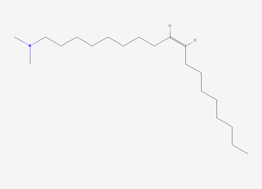Two-dimensional chemical structure of Oleyldimethylamine