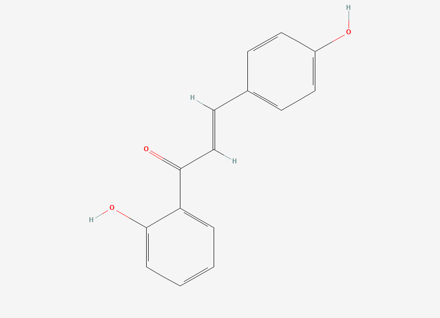 Two-dimensional chemical structure of 2-Propen-1-one, 1-(2-hydroxyphenyl)-3-(4-hydroxyphenyl)-