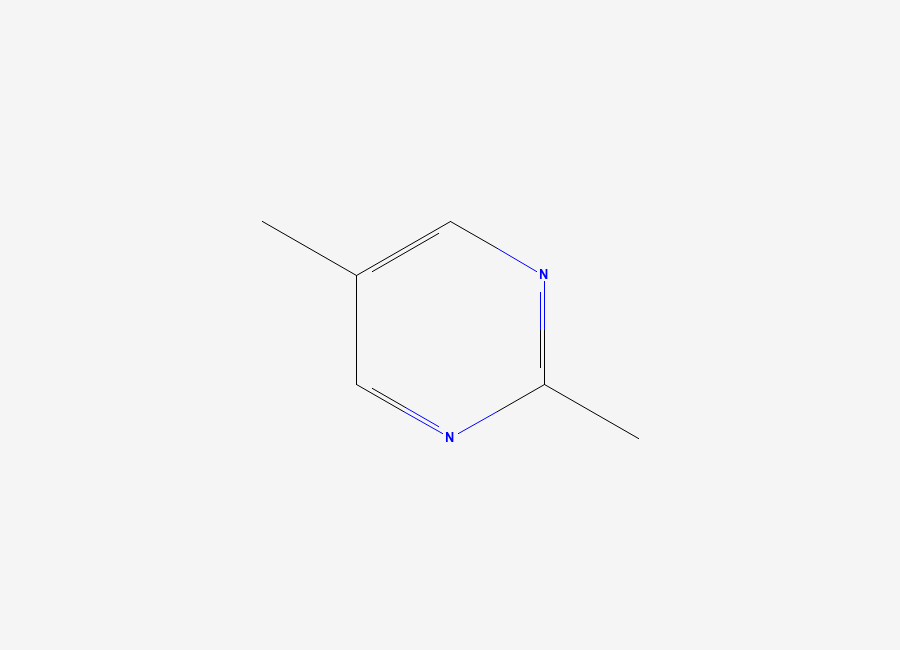 Two-dimensional chemical structure of 2,5-Dimethylpyrimidine