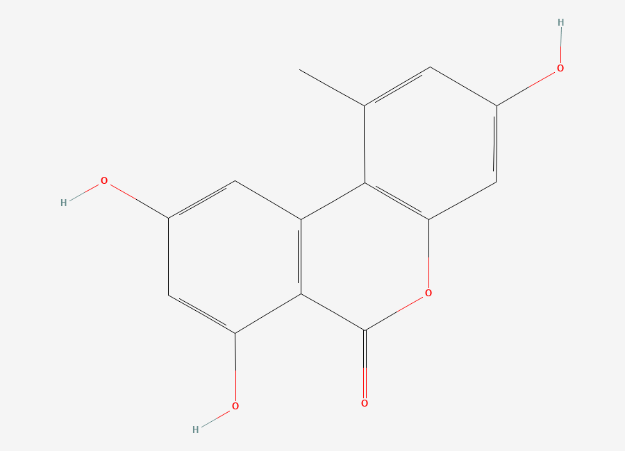 Two-dimensional chemical structure of Alternariol