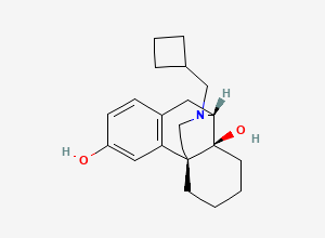 Two-dimensional chemical structure of Butorphanol, CAS 42408-82-2