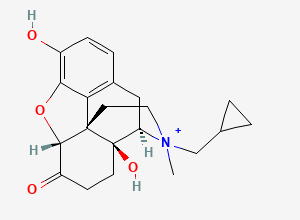 Two-dimensional chemical structure of Methylnaltrexone