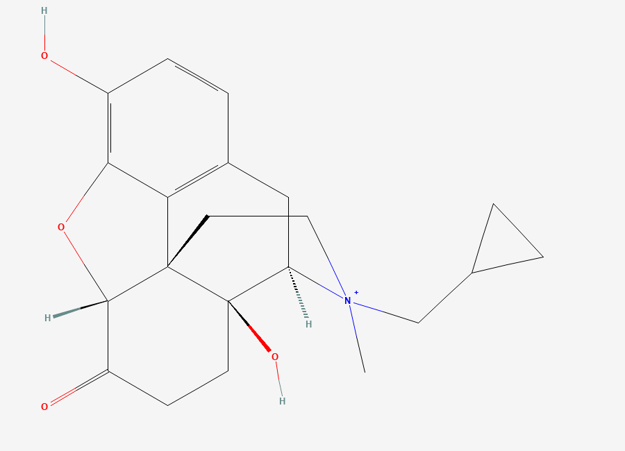 Two-dimensional chemical structure of Methylnaltrexone