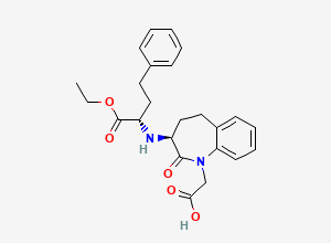 Two-dimensional chemical structure of Benazepril