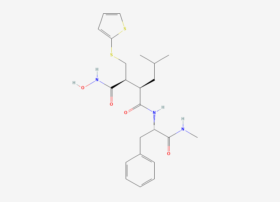 Two-dimensional chemical structure of Batimastat
