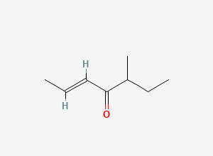Two-dimensional chemical structure of 5-Methyl-2-hepten-4-one