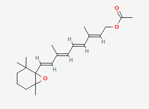 Two-dimensional chemical structure of Retinol Impurity D, CAS 801-72-9