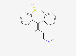Two-dimensional chemical structure of Dosulepin EP Impurity A, CAS 42046-35-5