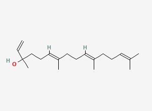 Two-dimensional chemical structure of Geranyllinalool