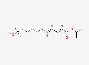 Two-dimensional chemical structure of Methoprene