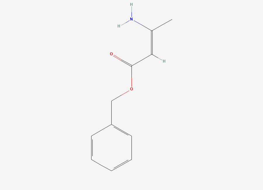 Two-dimensional chemical structure of (Z)-Benzyl 3-aminobut-2-enoate