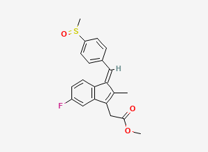 Two-dimensional chemical structure of Sulindac Methyl Ester