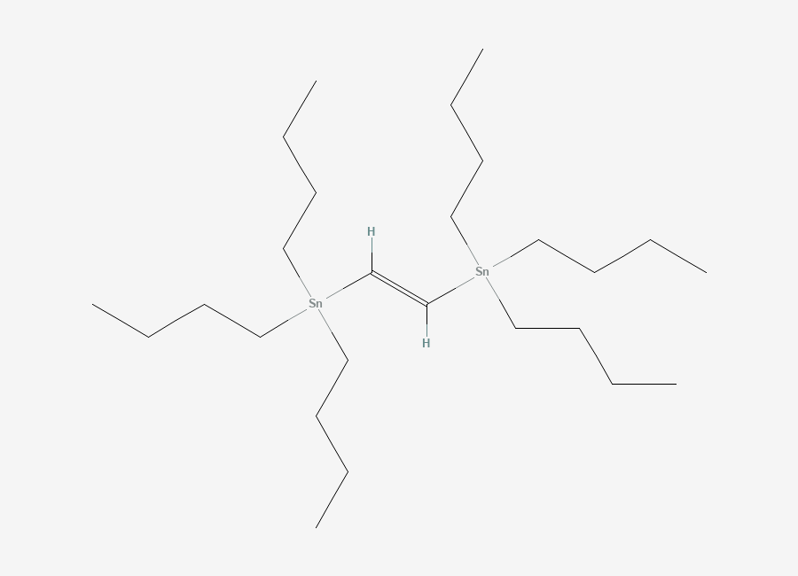 Two-dimensional chemical structure of trans-1,2-Bis(tri-n-butylstannyl)ethylene