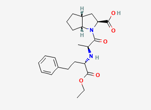 Two-dimensional chemical structure of Ramipril Impurity 27