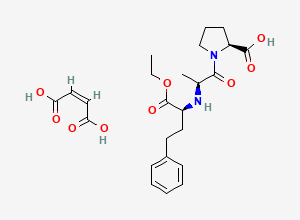 Two-dimensional chemical structure of Enalapril Maleate