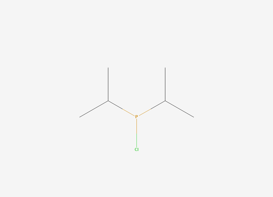 Two-dimensional chemical structure of Chlorodiisopropylphosphine