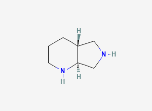 Two-dimensional chemical structure of trans-Octahydro-1H-pyrrolo[3,4-b]pyridine