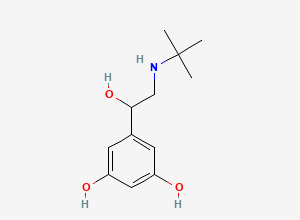Two-dimensional chemical structure of Terbutaline