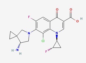 Two-dimensional chemical structure of Sitafloxacin Impurity 5