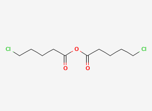 Two-dimensional chemical structure of 5-Chloropentanoic anhydride, CAS 1802522-36-6
