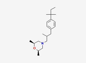 Two-dimensional chemical structure of Amorolfine