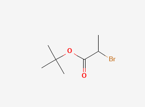 Two-dimensional chemical structure of tert-Butyl 2-bromopropanoate