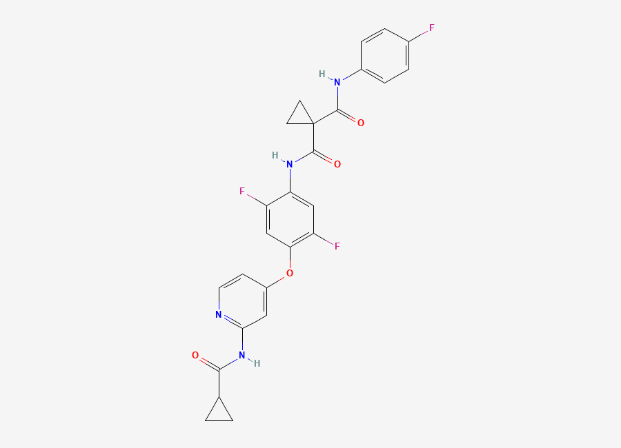 Two-dimensional chemical structure of Altiratinib