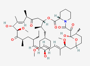 Two-dimensional chemical structure of 23-ethylrapamycin, CAS 1290606-21-1