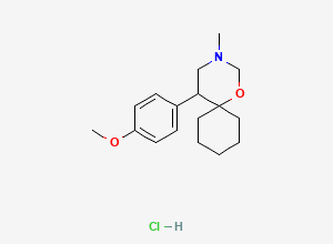 Two-dimensional chemical structure of Venlafaxine EP Impurity E/ Venlafaxine Related Compound E (HCl Salt), CAS 93413-56-0