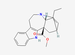 Two-dimensional chemical structure of Catharanthine, CAS 2468-21-5