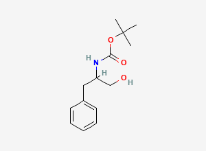 Two-dimensional chemical structure of N-Boc-DL-phenylalaninol