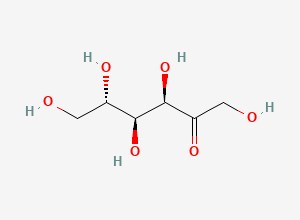 Two-dimensional chemical structure of L-Fructose