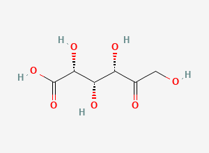 Two-dimensional chemical structure of 5-Ketogluconic acid