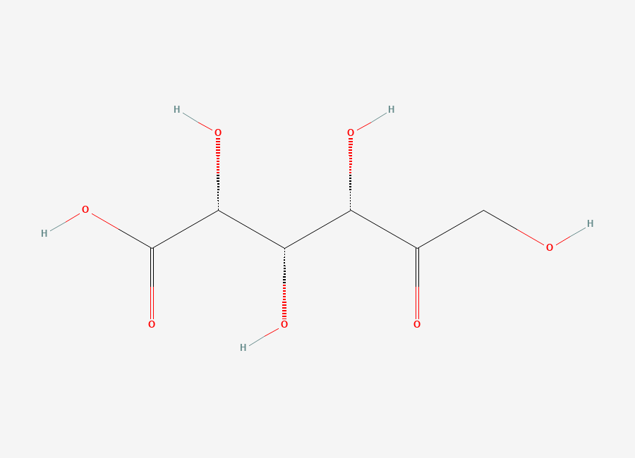 Two-dimensional chemical structure of 5-Ketogluconic acid