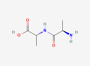 Two-dimensional chemical structure of D-Alanyl-D-Alanine