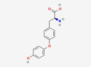 Two-dimensional chemical structure of L-Thyronine, CAS 1596-67-4