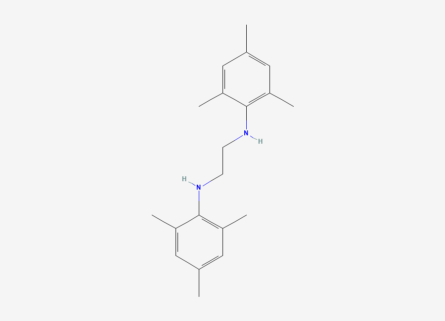 Two-dimensional chemical structure of N1,N2-Dimesitylethane-1,2-diamine