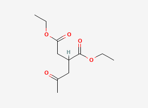 Two-dimensional chemical structure of 1,4-Diethyl 2-(2-oxopropyl)butanedioate