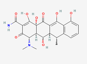 Two-dimensional chemical structure of Doxycycline, CAS 564-25-0