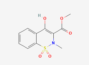 Two-dimensional chemical structure of Meloxicam EP Impurity E/ Piroxicam EP Impurity J/ Meloxicam BP Impurity D, CAS 35511-15-0