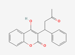 Two-dimensional chemical structure of Warfarin