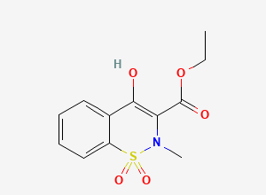Two-dimensional chemical structure of Meloxicam EP Impurity A, CAS 24683-26-9