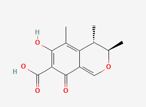 Two-dimensional chemical structure of Citrinin