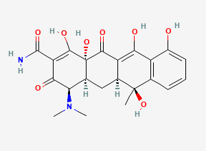 Two-dimensional chemical structure of Tetracycline EP Impurity A / 4-Epitetracycline / Lymecycline EP Impurity A / Chlortetracycline EP Impurity D, CAS 79-85-6