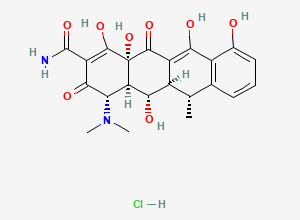 Two-dimensional chemical structure of Doxycycline Hydrochloride