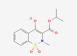 Two-dimensional chemical structure of Meloxicam EP Impurity F/ Meloxicam Related Compound C/ Piroxicam EP Impurity L, CAS 118854-48-1