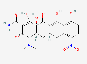 Two-dimensional chemical structure of Nitrocycline, CAS 5585-59-1